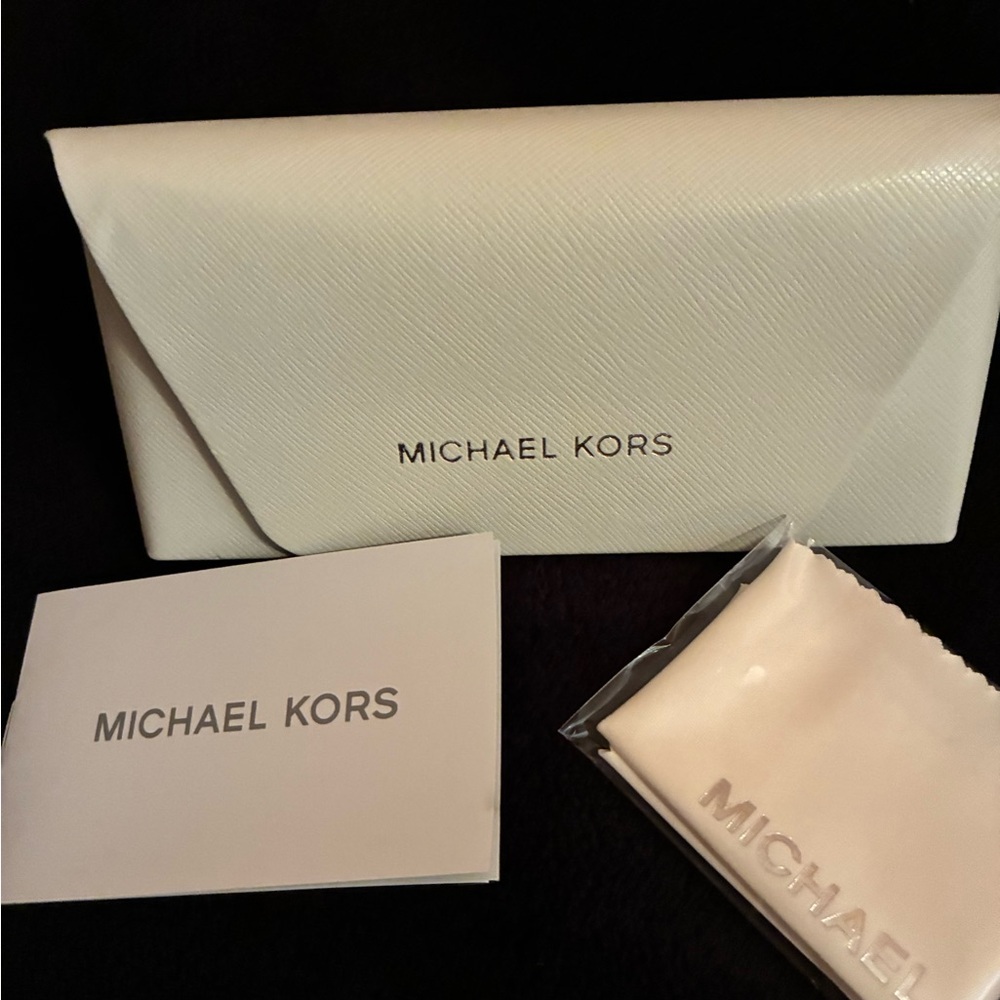 Michael Kors White Sunglasses Case